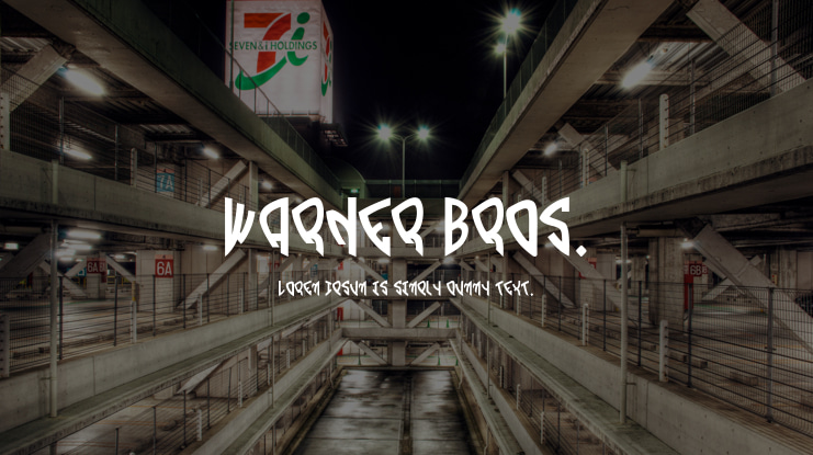 Warner Bros. Font