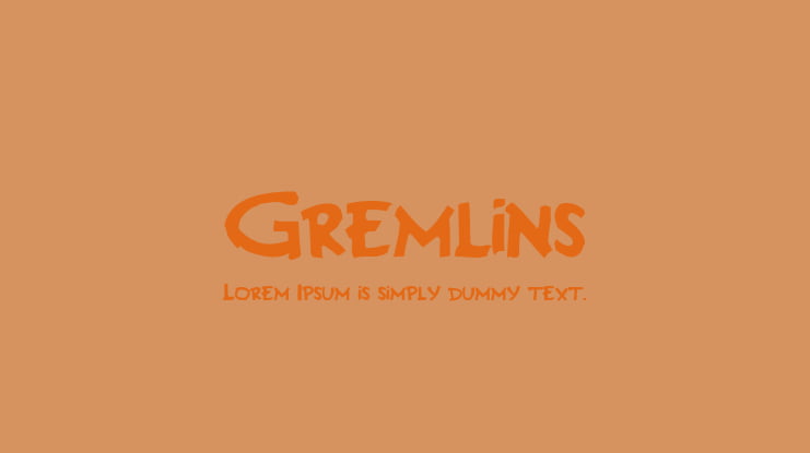 Gremlins Font