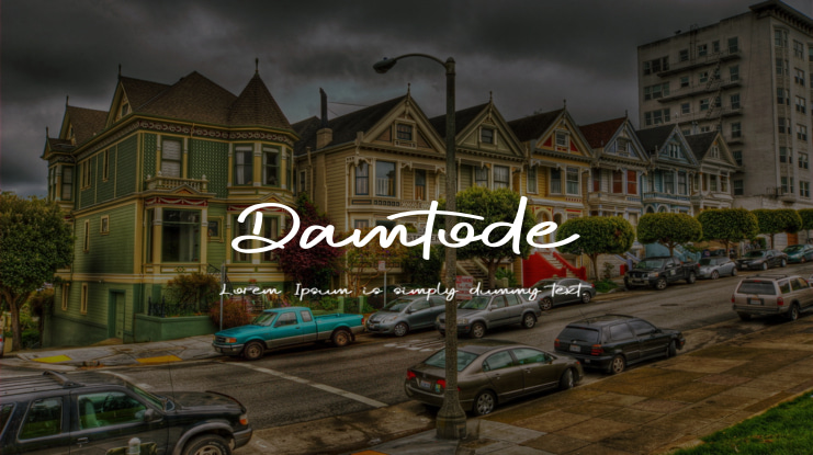 Damtode Font