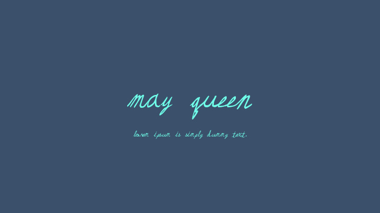 May Queen Font