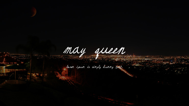 May Queen Font