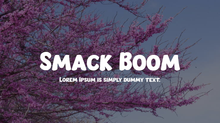 Smack Boom Font Family