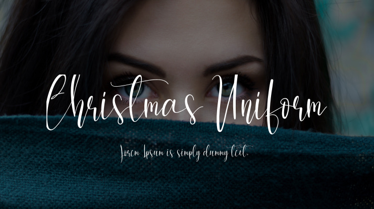Christmas Uniform Font
