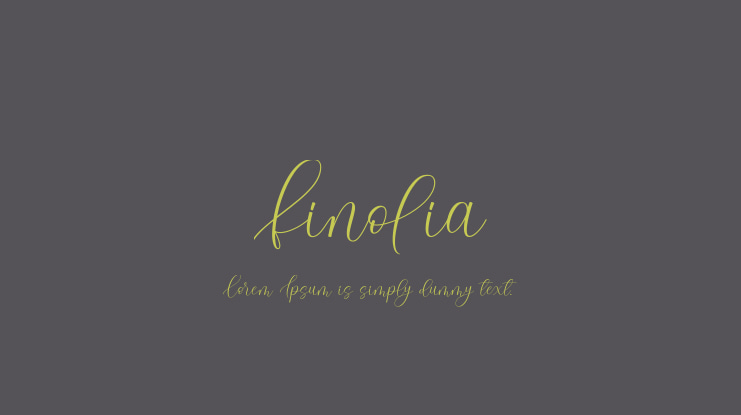 Finolia Font