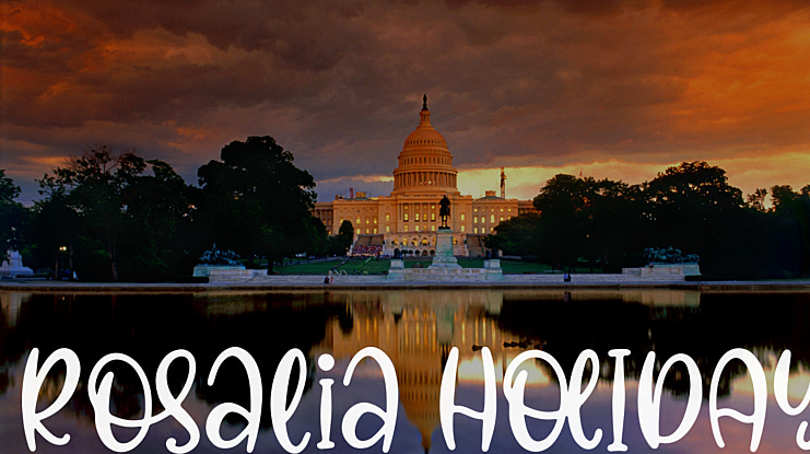 Rosalia HolIDAY Font