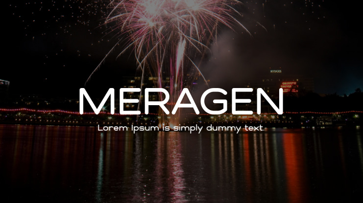 MERAGEN Font