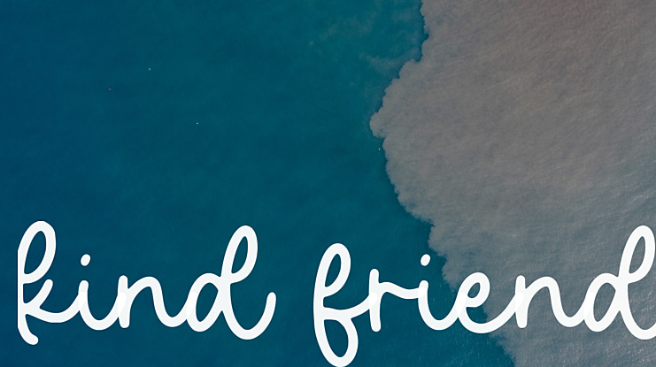 kind friend Font