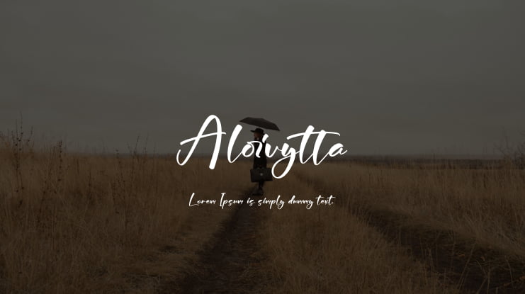 Aloivytta Font