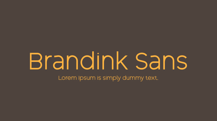 Brandink Sans Font Family