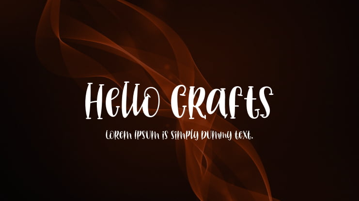 Hello Crafts Font