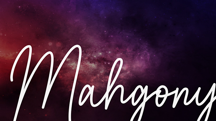Mahgony Font