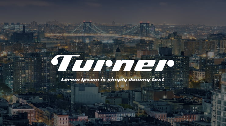 Turner 2006 Font