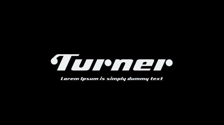 Turner 2006 Font