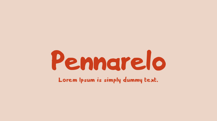Pennarelo Font