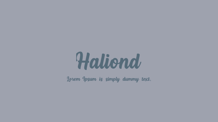 Haliond Font