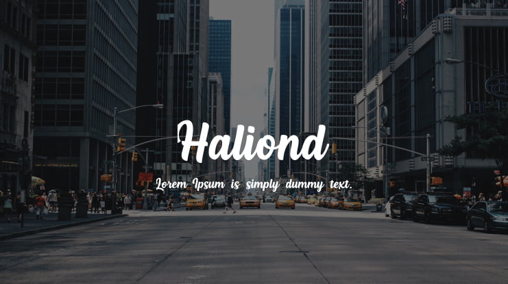 Haliond Font