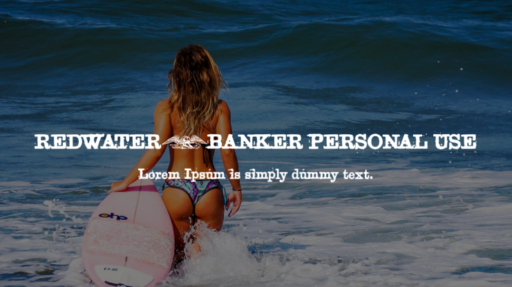 Redwater Banker PERSONAL USE Font Family