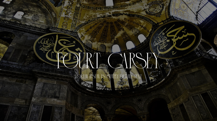 Fourt Carsey Font