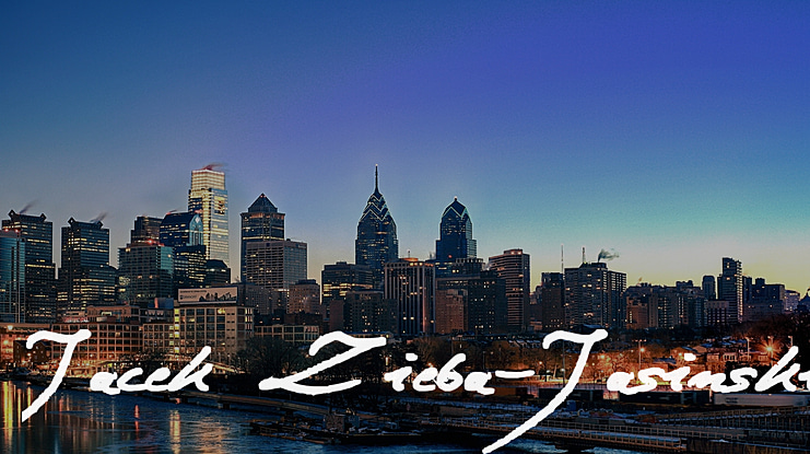 Jacek Zieba Jasinski Font Family