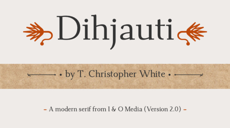 Dihjauti Font Family