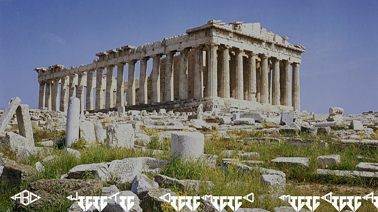 ABC-Width-Diamond-Monogram Font