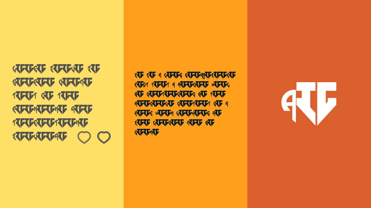 ABC-Love-Monogram Font