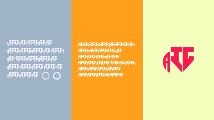 ABC-Circle-Monogram Font
