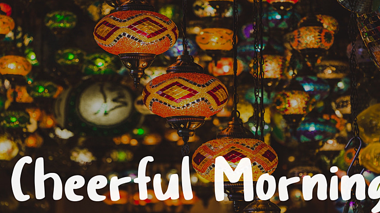 Cheerful Morning Font