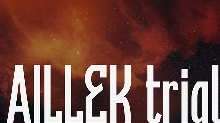 AILLEK trial Font