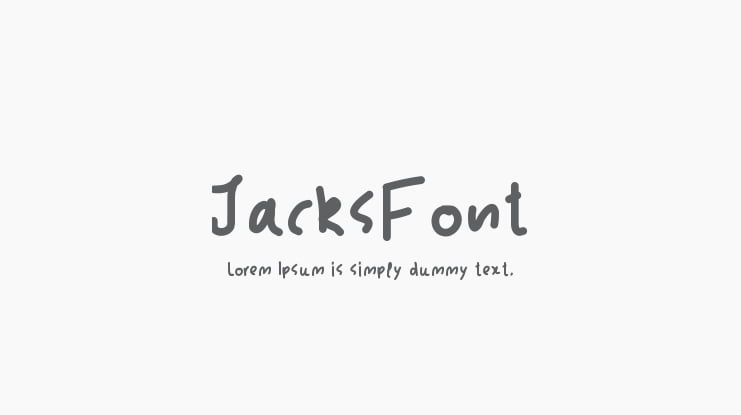 JacksFont Font