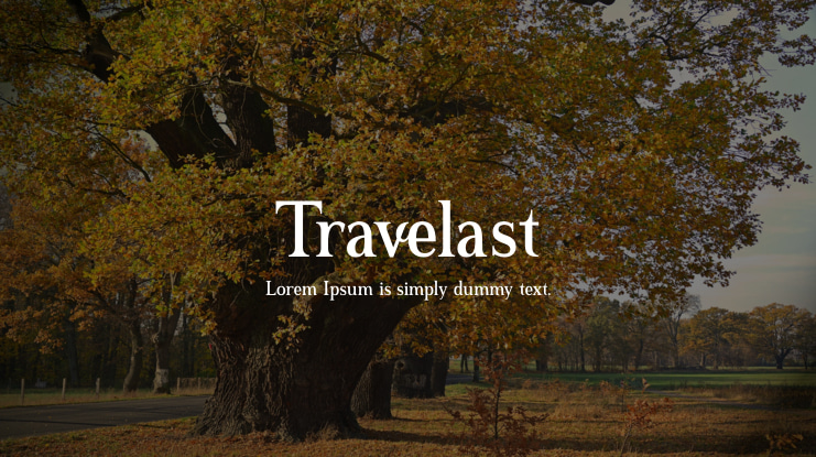 Travelast Font