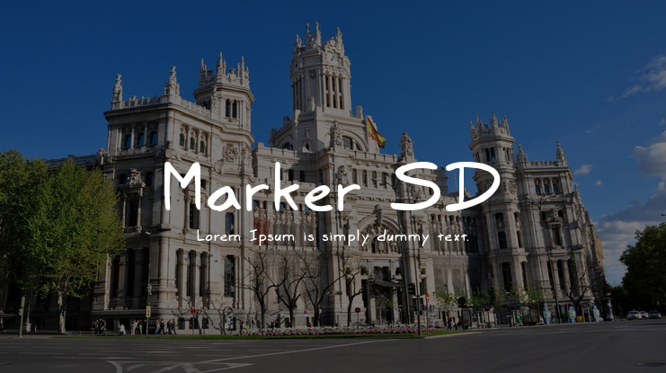 Marker SD Font Family