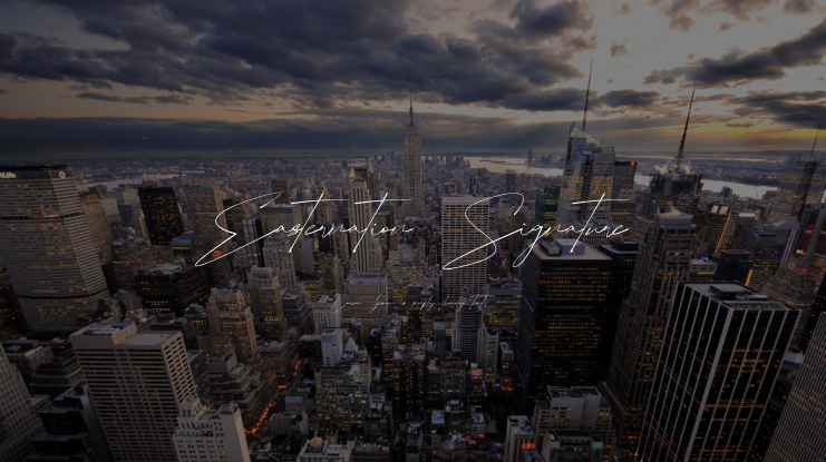 Easternation Signature Font
