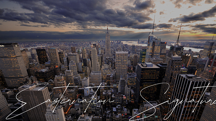 Easternation Signature Font