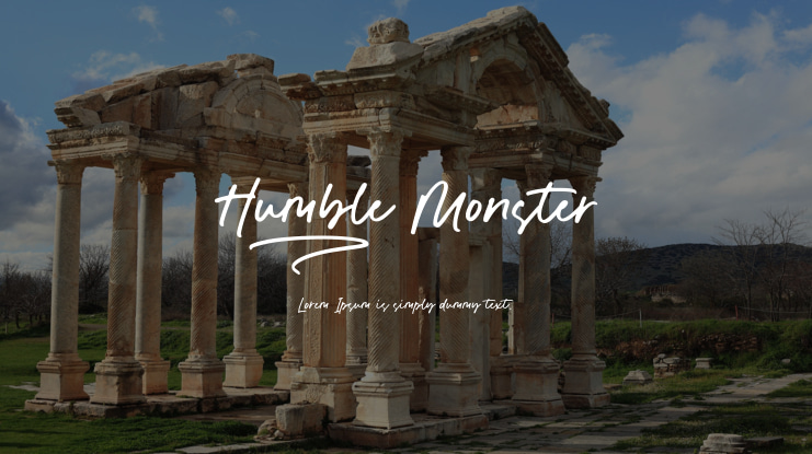 Humble Monster Font
