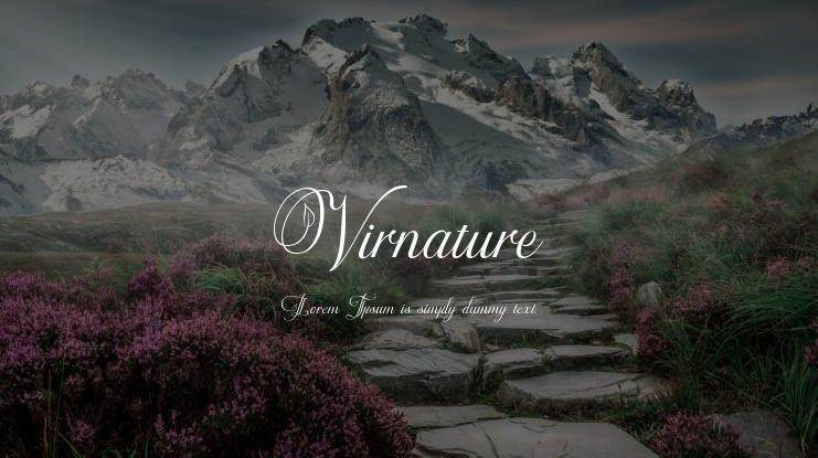 Virnature Font