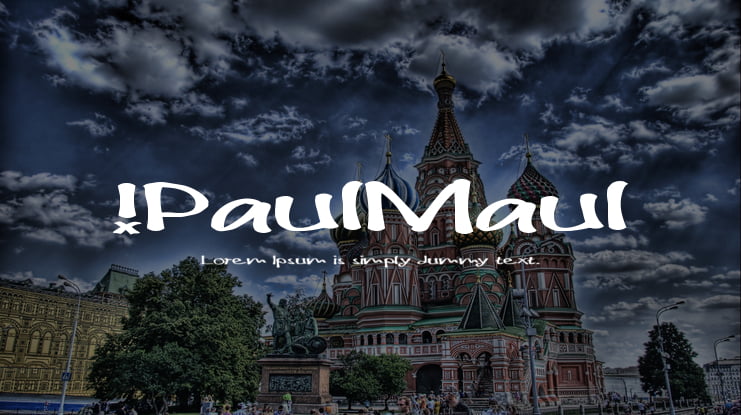 !PaulMaul Font Family