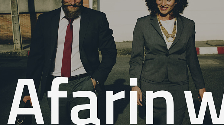 Afarinw  Font Family