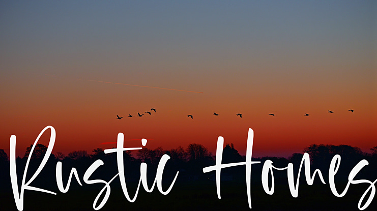 Rustic Homes Font