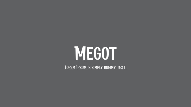 Megot Font
