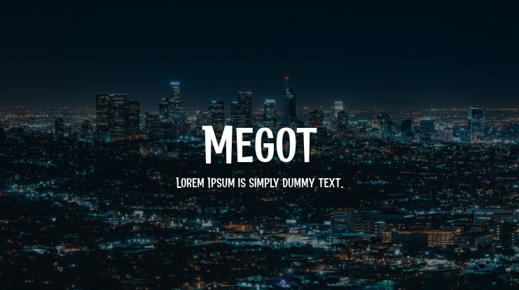 Megot Font