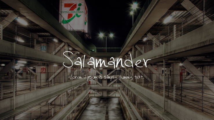 Salamander Font