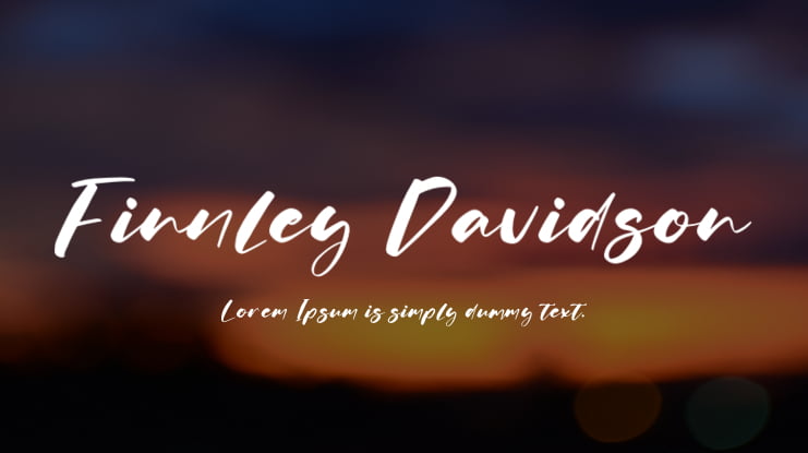 Finnley Davidson Font