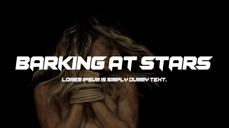 Barking at Stars Font Family