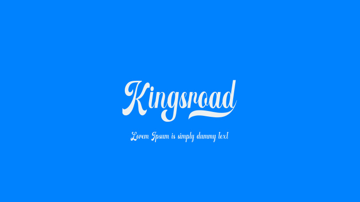 Kingsroad Font
