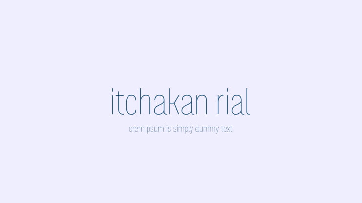 Kitchakan Trial Font