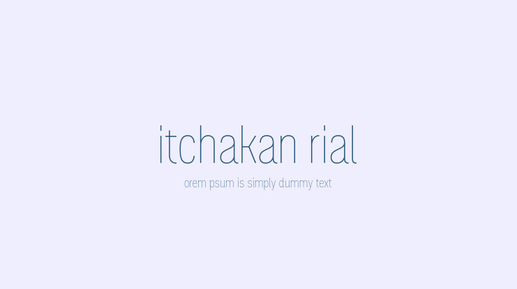 Kitchakan Trial Font