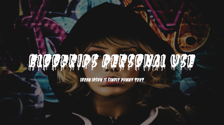 BLOODRIPS PERSONAL USE Font