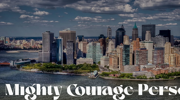 Mighty Courage Personal Use Onl Font
