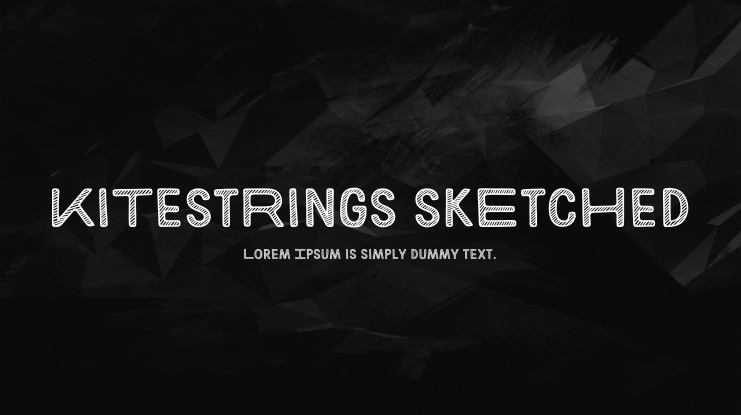 KiTestRings skEtcHed Font